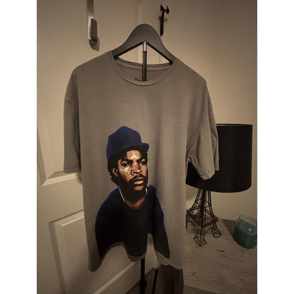 Boyz n the Hood‎ Ice Cube Graphic Streetwear T Shirt XL/TG Gray Tee NWOT
